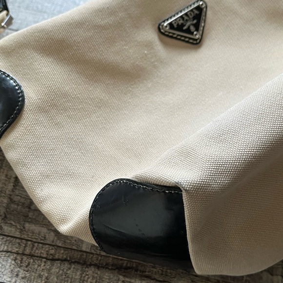 Vintage Prada bag, good condition, canvas - Picture 8 of 9